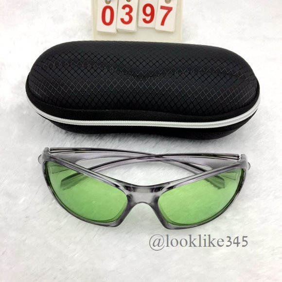 Fashion Retro Vintage Sports Sunglasses green lens main image 5